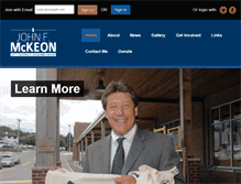 Tablet Screenshot of johnfmckeon.com